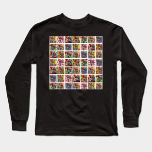 Galo de Barcelos, Quilt art design Long Sleeve T-Shirt